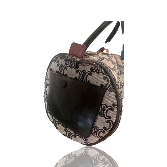 Celine Triomphe Boston Bag Black Canvas/Leather - Pre-loved - Picture 13 of 17